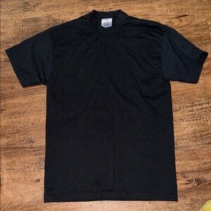 Classic Black Crewneck T-Shirt - youth large
